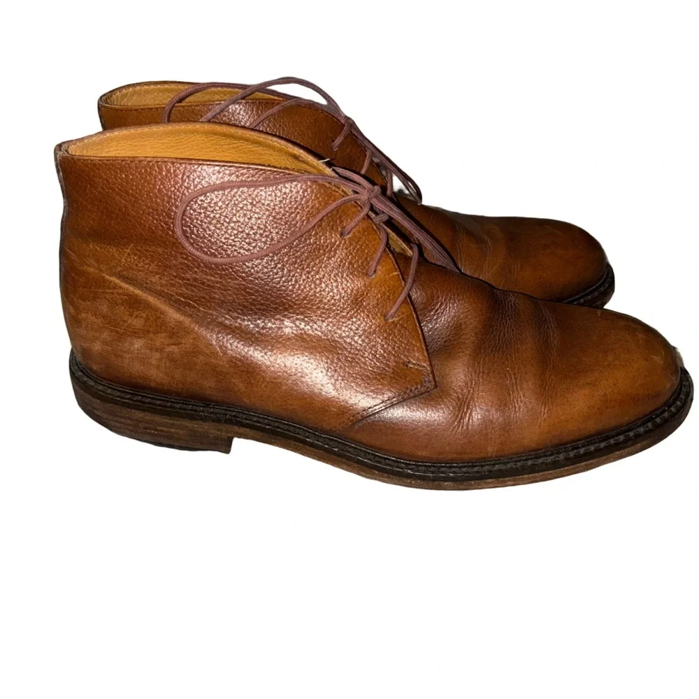 Polo Ralph Lauren Brown leather Ankle Boots
